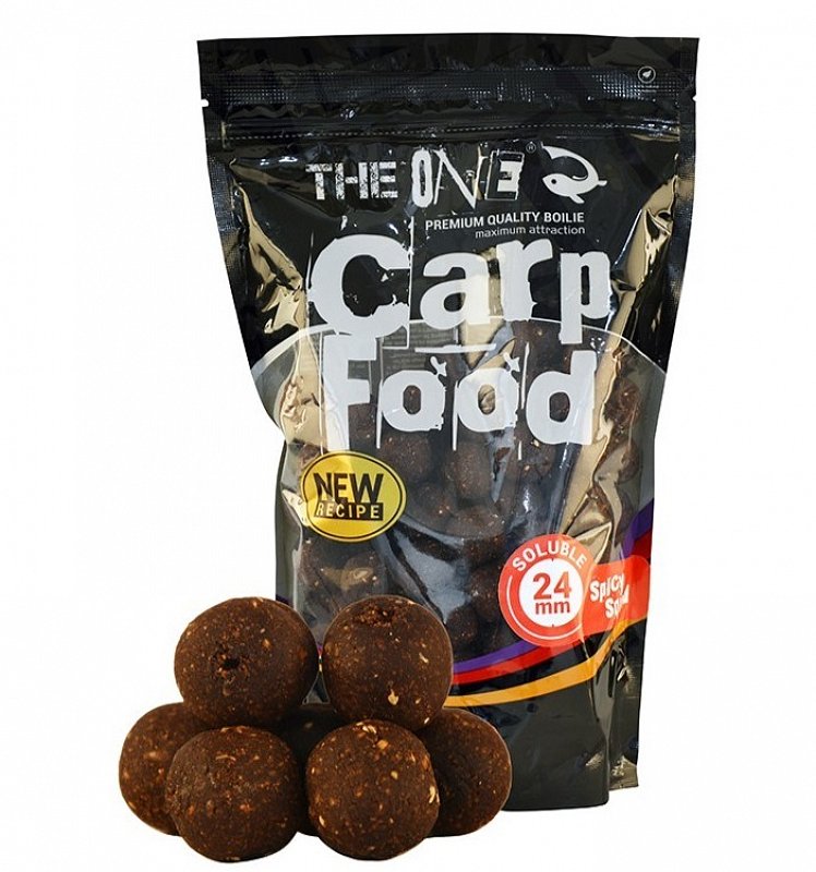 The One Boilies Carp Food Spicy Squid Soluble 24mm 1kg